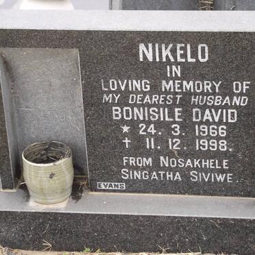 NIKELO Bonisile David 1966-1998