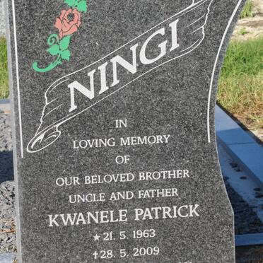 NINGI Kwanele Patrick 1963-2009