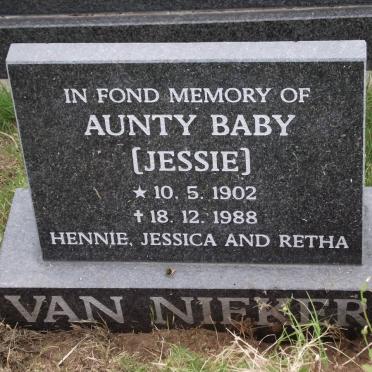 NIEKERK Jessie, van 1902-1988