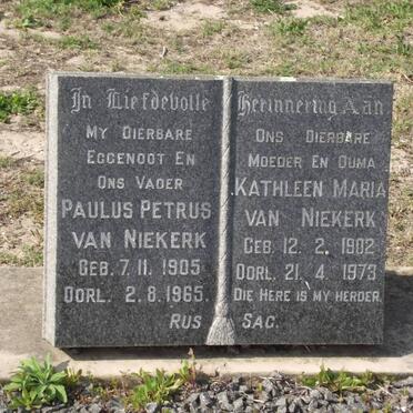 NIEKERK Paulus Petrus, van 1905-1965 &amp; Kathleen Maria 1902-1973