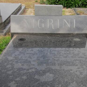 NIGRINI Ella Aletta 1946-1989