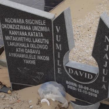 NJAJULA Vumile David 1965-2010