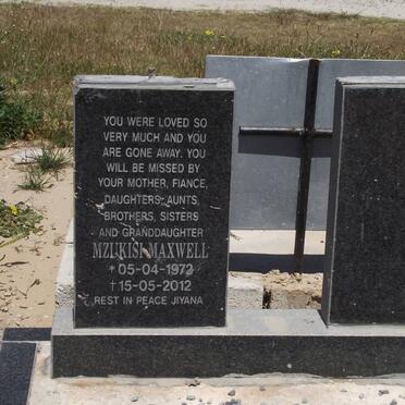 NKWALASE Mzukisi Maxwell 1972-2012