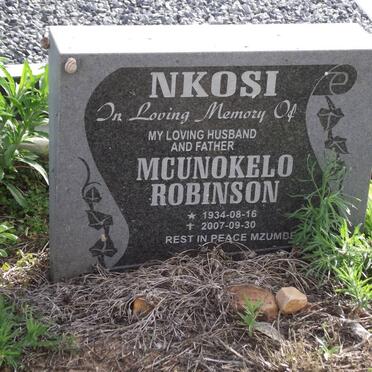 NKOSI Mcunokelo Robinson 1934-2007