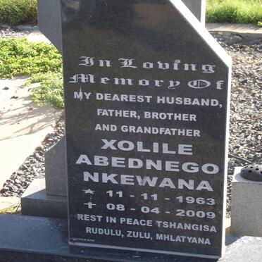 NKEWANA Xolile Abednego 1963-2009