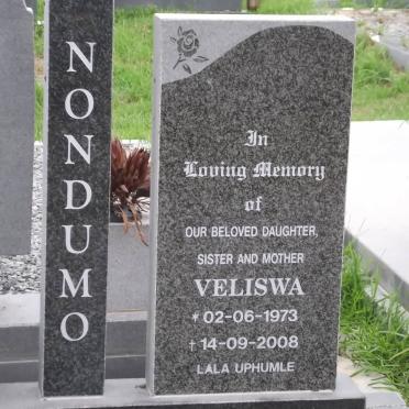 NONDUMO Veliswa 1973-2008