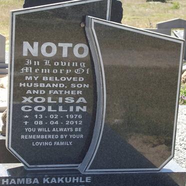 NOTO Xolisa Collin 1976-2012