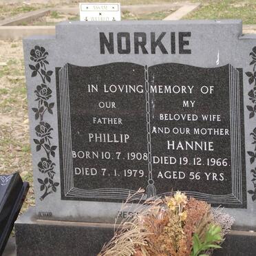 NORKIE Phillip 1908-1979 &amp; Hannie -1966
