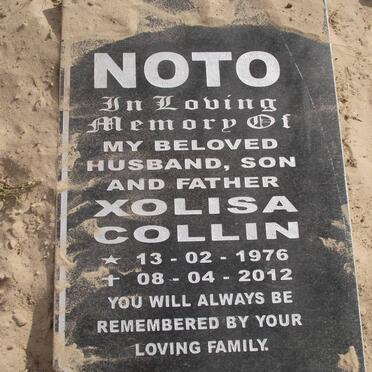 NOTO Xolisa Collin 1976-2012