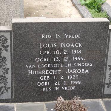 NOACK Louis 1918-1969 &amp; Huibrecht Jakoba 1922-1999