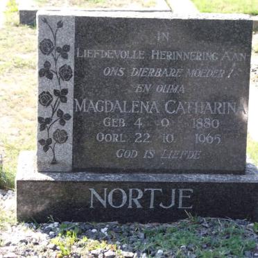 NORTJE Magdalena Catharina 1880-1965