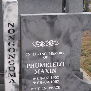 NONGONGOMA Phumelelo Maxin 1952-1997