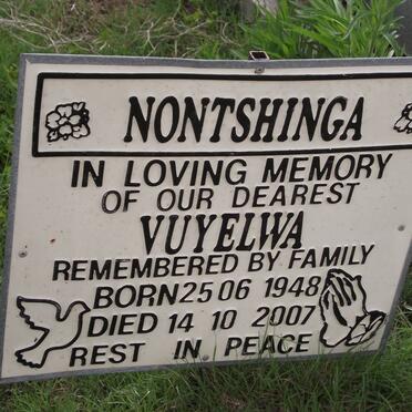 NONTSHINGA Vuyelwa 1948-2007