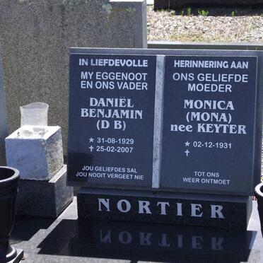 NORTIER Daniel Benjamin 1929-2007 &amp; Monica KEYTER 1931-