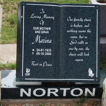 NORTON Marina 1935-2004