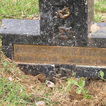 NTAKANA Nosence Violet 1924-2005