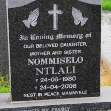 NTLALI Nommiselo 1980-2008