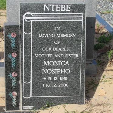 NTEBE Monica Nosipho 1961-2006