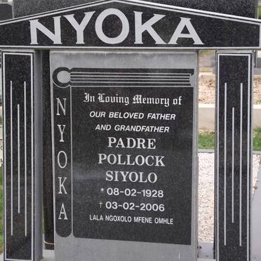 NYOKA Padre Pollock Siyolo 1928-2006