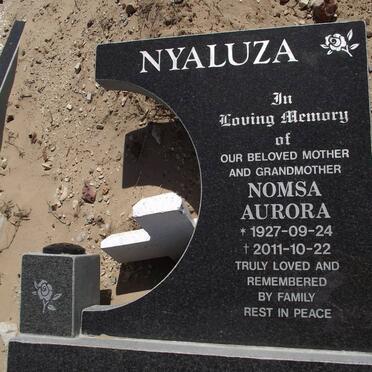 NYALUZA Nomsa Aurora 1927-2011