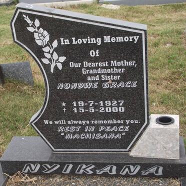 NYIKANA Nondwe Grace 1927-2000