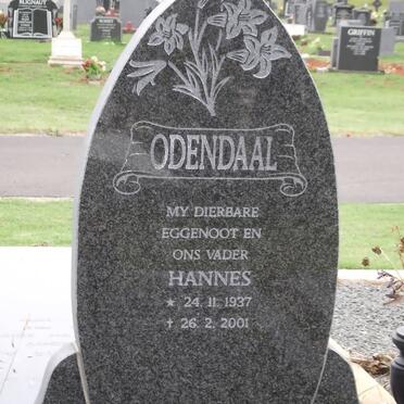 ODENDAAL Hannes 1937-2001