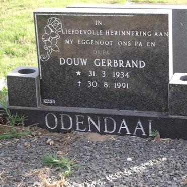 ODENDAAL Douw Gerbrand 1934-1991