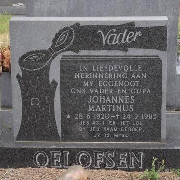 OELOFSEN Johannes Martinus 1920-1985