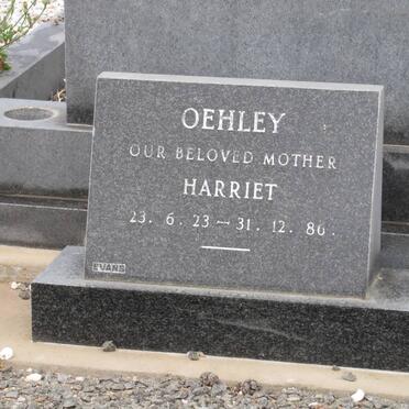 OEHLEY Harriet 1923-1986