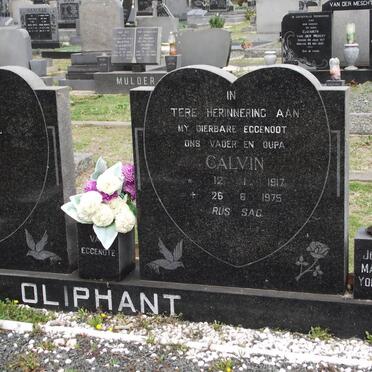 OLIPHANT Calvin 1917-1975