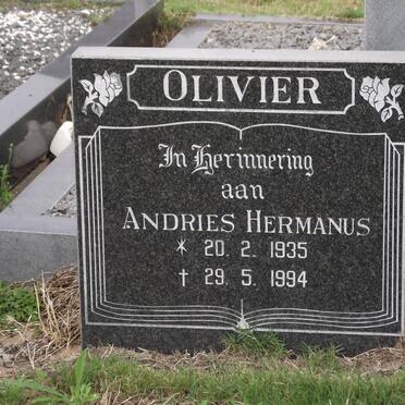 OLIVIER Andries Hermanus 1935-1994