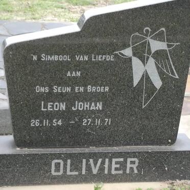 OLIVIER Leon Johan 1954-1971