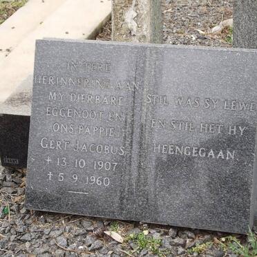 OLIVIER Gert Jacobus 1907-1960