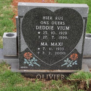 OLIVIER Vium 1929-1999 &amp; Maxi 1933-2000