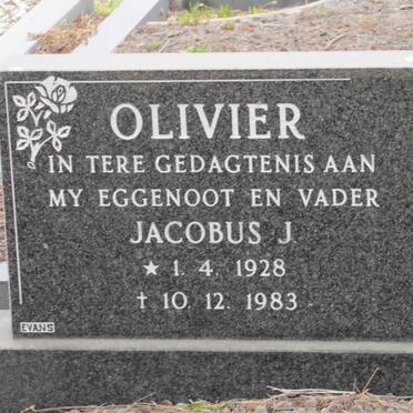 OLIVIER Jacobus J. 1928-1983