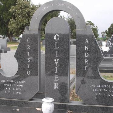 OLIVIER Cristo 1972-1994 :: OLIVIER Andre 1972-