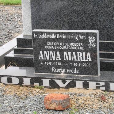 OLIVIER Anna Maria 1918-2003