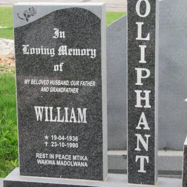 OLIPHANT William 1936-1990