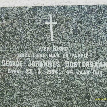 OOSTERBAAN George Johannes -1964