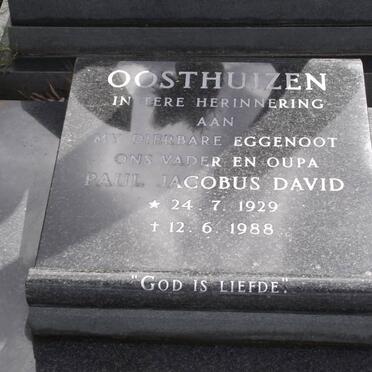OOSTHUIZEN Paul Jacobus David 1929-1988