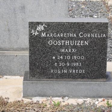 OOSTHUIZEN Margaretha Cornelia nee MARX 1900-1983