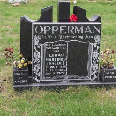 OPPERMAN Lukas Martinus 1929-2002