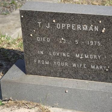 OPPERMAN Tony James 1918-1975