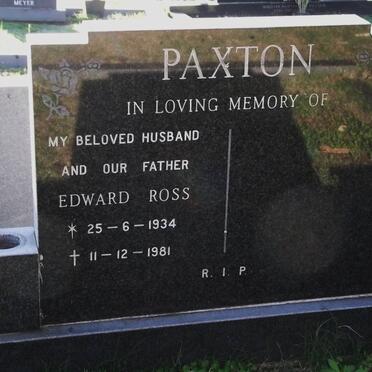 PAXTON Edward Ross 1934-1981