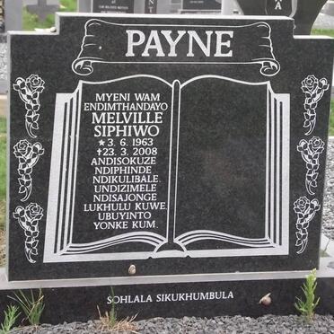 PAYNE Melville Siphiwo 1963-2008