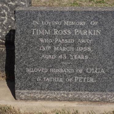 PARKIN Timm Ross -1958