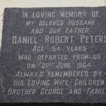 PETERS Daniel Robert -1964