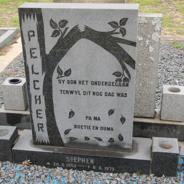 PELCHER Stephen 1953-1973 :: PELCHER Stephanus Willem Hendrik 1919-2004