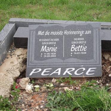 PEARCE Immanuel Francois 1930-2004 &amp; E.C. 1939-2009