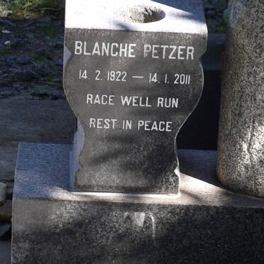 PETZER Blanche 1922-2011